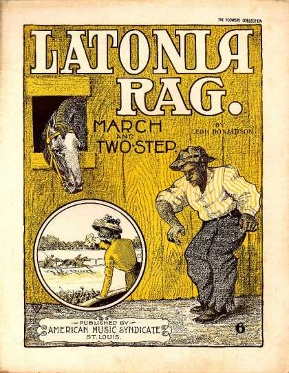 Sheet Music - Latonia rag; March and two-step