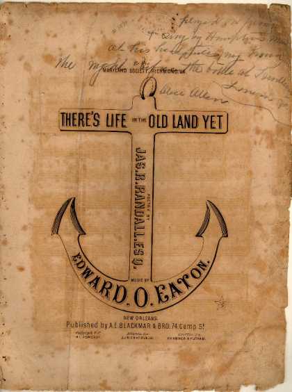Sheet Music - There's life in the old land yet