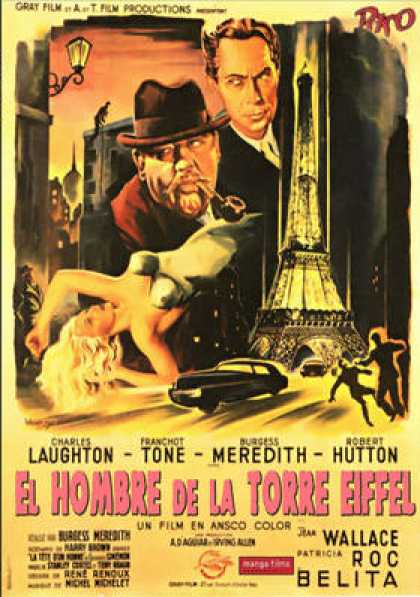 Spanish DVDs - The Man On The Eiffel Tower