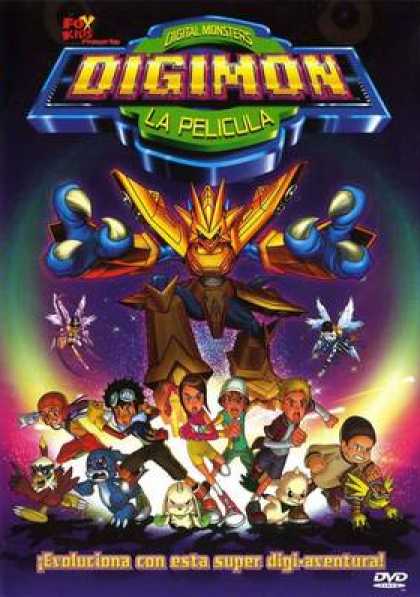 Spanish DVDs - Digimon The Movie