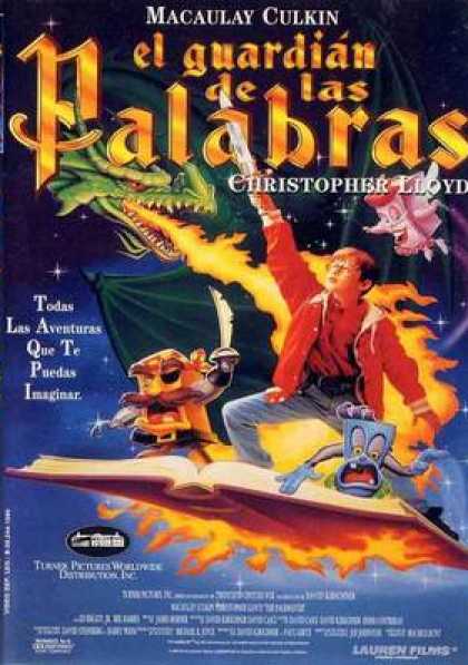 Spanish DVDs - The Pagemaster