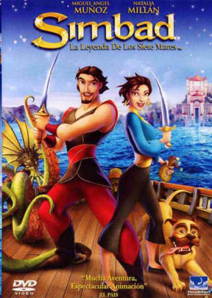 Spanish DVDs - Simbad Legend Of The Seven Seas