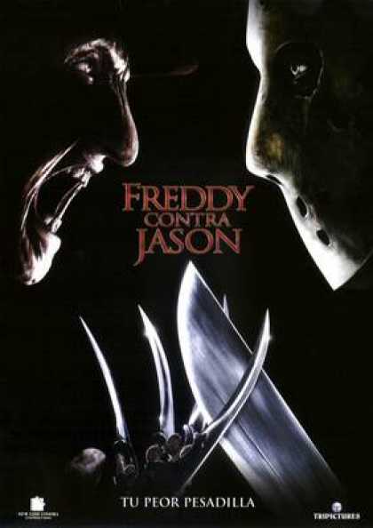 Spanish DVDs - Freddy Versus Jason