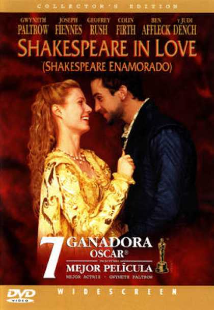 Spanish DVDs - Shakespeare In Love WS CE
