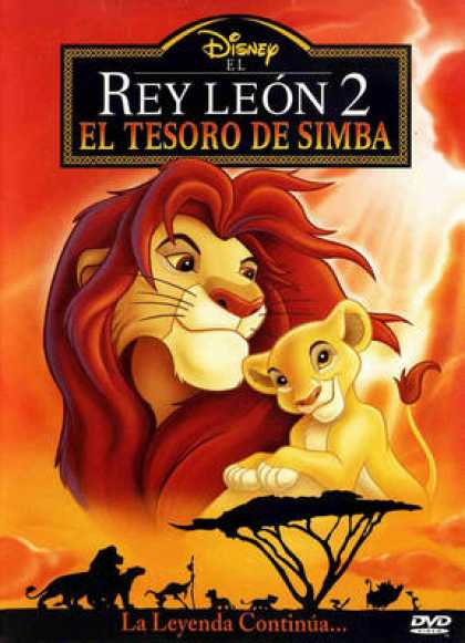 Spanish DVDs - The Lion King 2