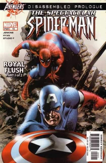 Spectacular Spider-Man 15 - Sipderman - Royal Flush Part 1 Of 2 - The Spectacular - Avengers - Marvel - Steve Epting