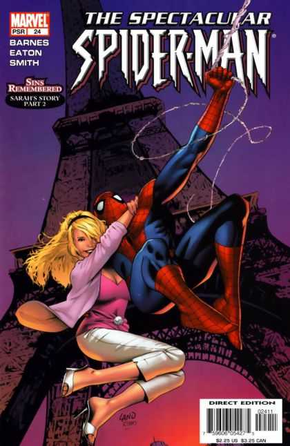 Spectacular Spider-Man 24 - Marvel - Barnes - Eaton - Smith - Direct Edition