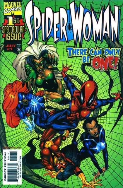 Spider-Woman (1999) 1 - Marvel Comics - 1st Spectacular Issue - July 1 - There Can Only Be One - A - Bart Sears