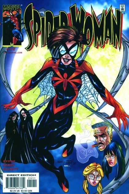 Spider-Woman (1999) 12 - Woman - Webs - Nuns - Direct Edition - Man With Cigar - Bart Sears