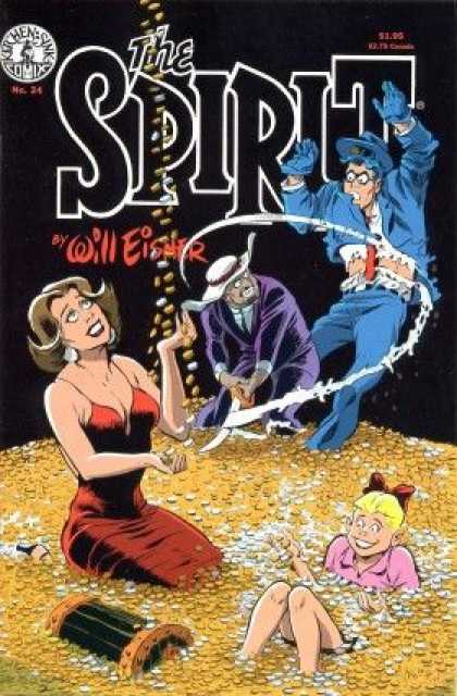 Spirit 24 - Will Eisner - Coins - Gold - Girl - Sword - Paul Smith, Will Eisner
