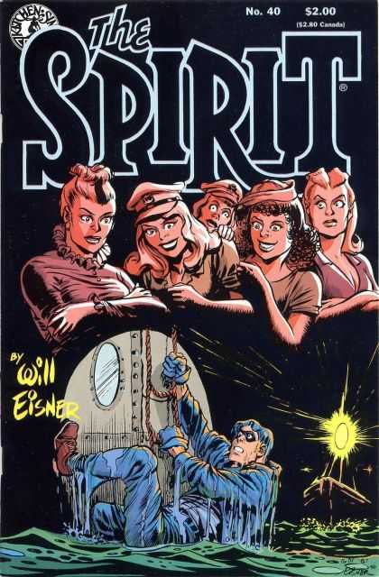 Spirit 40 - Will Eisner - Water - Ship - Trying Hard - Got The Thread - Will Eisner