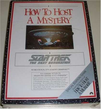 Star Trek Books - How to Host a Mystery: Star Trek the Next Generation/Game