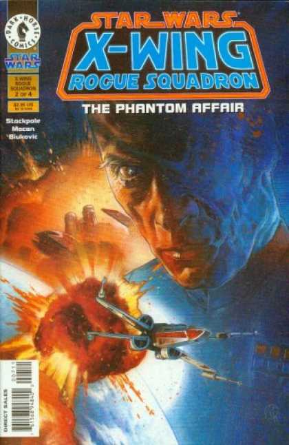Star Wars Books - Star Wars X-Wing Rogue Squadron The Phantom Affair # 1, 2, 3 and 4. (The Complet