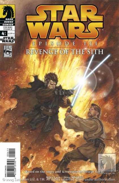 Star Wars: Revenge of the Sith 4 - Anakin - Obi-wan - Lightsaber Duel - Darkside - Fire And Destruction