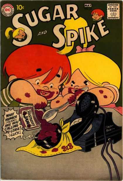 Sugar and Spike 22 - Raspbery Jam - Telephone - Yellow Bib - Fighting - May