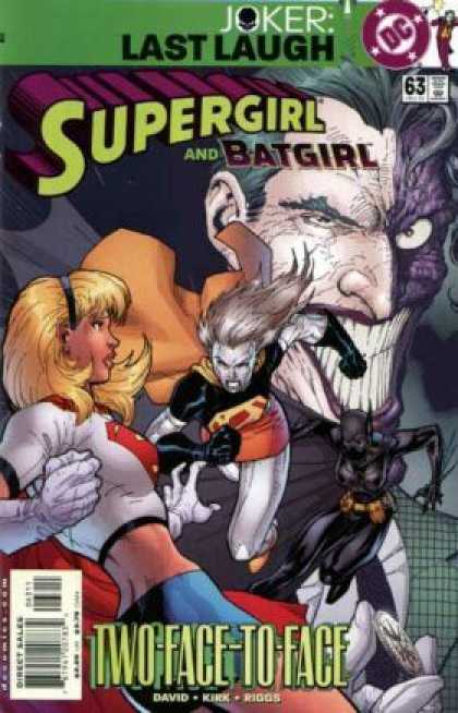 Supergirl 63 - Two Face - Joker - Last Laugh - Batgirl - Riggs - Jim Lee