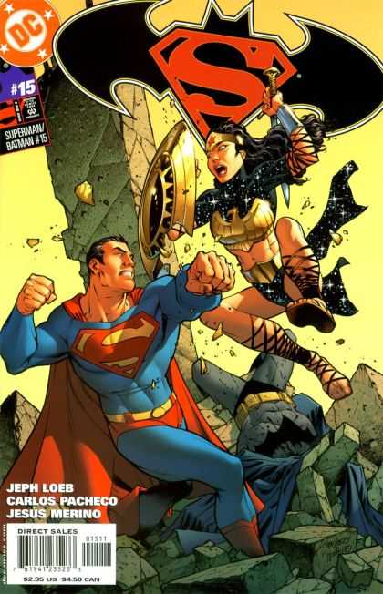 Superman/ Batman 15 - Hero - Superwoman - Fight - Battle - Strenght