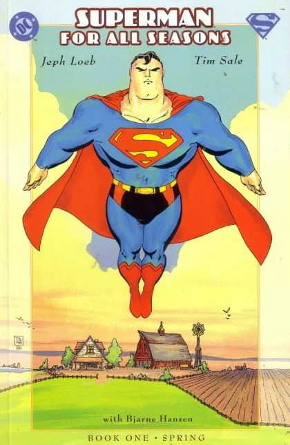 Superman For All Seasons 1 - Jeph Loeb - Tim Sale - Book One Spring - Fly - Green Field - Tim Sale