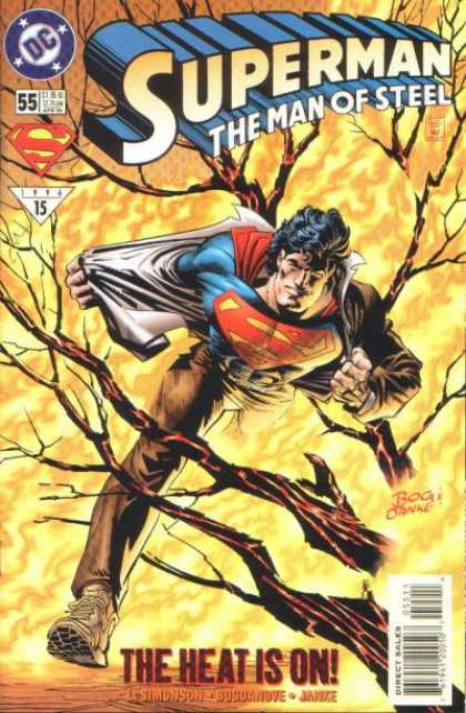 Superman: Man of Steel 55 - Superman - Running - Tree - Removing Clothes - The Heat Is On