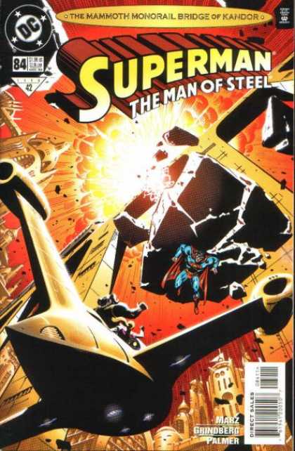Superman: Man of Steel 84 - Superman - Dc Comics - Mammoth Monorail Bridge Of Kandor - Marz - Grindberg