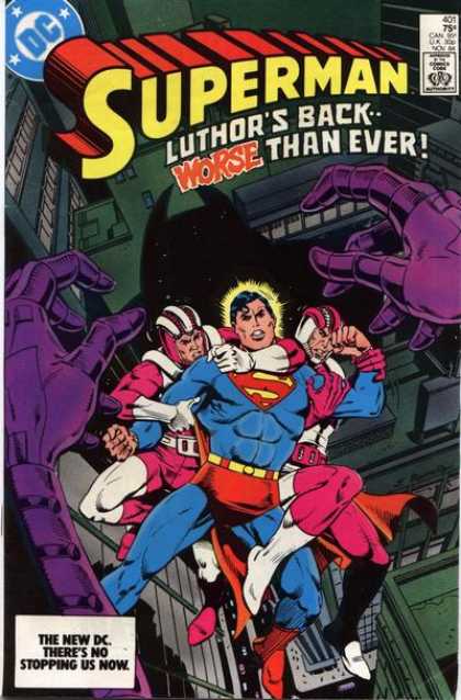 Superman 401 - Luthors Back - Superman - Worse Than Ever - Purple Hands - The New Dc - Eduardo Barreto