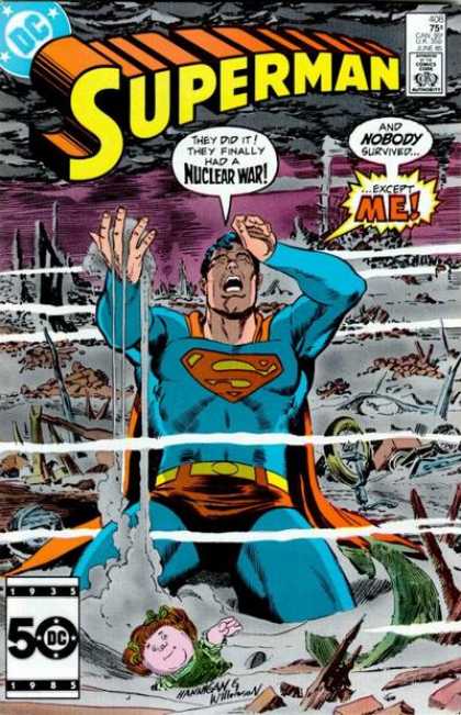 Superman 408 - War - Anquish - Angst - Nuclear - Metropolis - Al Williamson