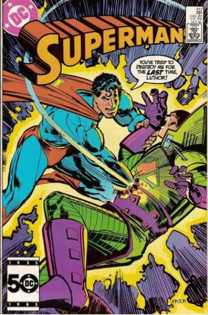 Superman 412 - Superman - Dc Comics - Superhero - Destruction - Save The World - Klaus Janson