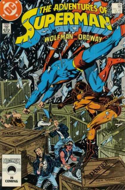Superman 434 - Wolfman - Ordway - 434 - Danger - Shattered Glass