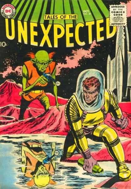 Tales of the Unexpected 30 - Water - Spaceman - Rocket - Alien - Astronaut
