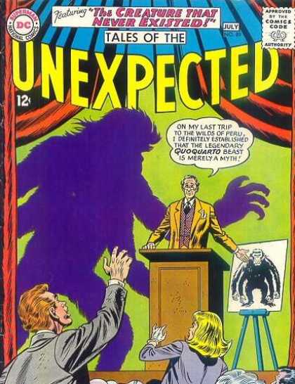 Tales of the Unexpected 89 - The Creature That Never Existed - Quoquarto Beast - Shadow - Podium - Audience