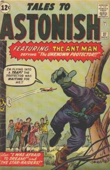 Tales to Astonish 37 - Ant-man - Unknown Protector - I Was Afraid To Dream - Mask - 37 - Jack Kirby