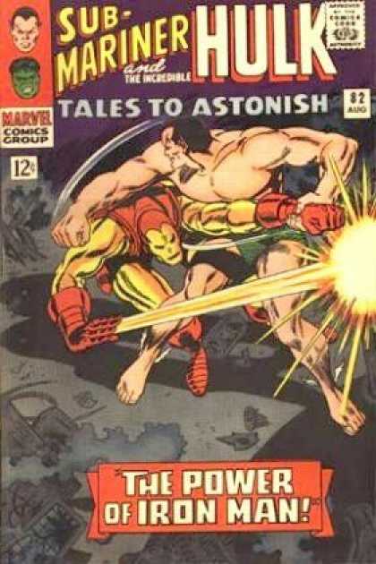 Tales to Astonish 82 - Hulk - Fingers - Shadows - Iron Man - Struggle - Gene Colan