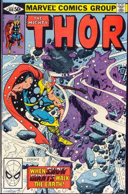Thor 308 - Hammer - The Mighty - Viking Hat - Marvel - 50 Cents