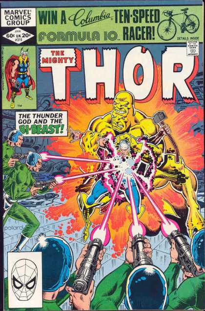 Thor 315 - Bi-beast - Hammer - Marvel Comics Group - The Mighty - Superhero