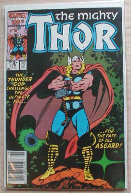Thor 370 - Asgard - Space - The Mighty - Marvel - 25 Th Anniversary - John Buscema