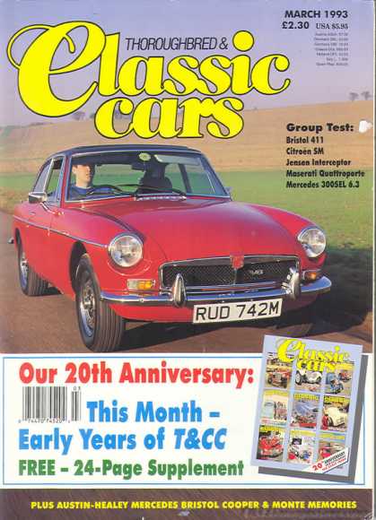 Thoroughbred & Classic Cars - March 1993