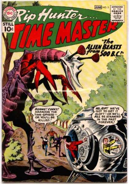 Time Master 2 - Rip Hunter - Time Master - The Alien Beasts From 500 Bc - June No 2 - Claws