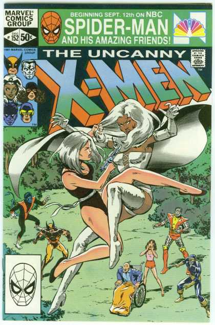 Uncanny X-Men 152 - Storm - Wolverine - Cyclops - White Queen - Professor X - Bob McLeod