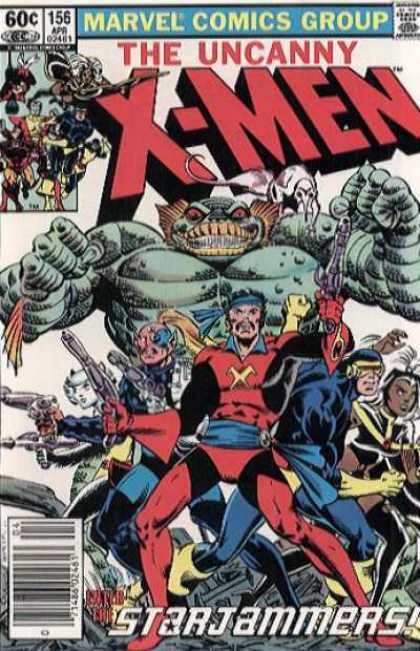 Uncanny X-Men 156 - Storm - Cyclops - The Uncanny X-men - The Starjammers - Marvel Comic Group - Bob Wiacek, Dave Cockrum