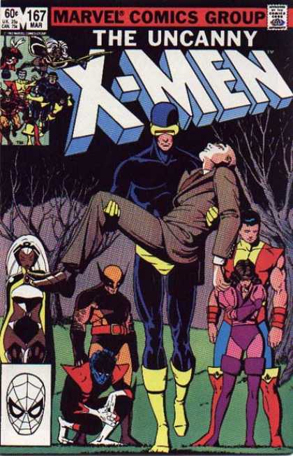 Uncanny X-Men 167 - Cyclops - Storm - Wolverine - Nightcrawler - Professor X - Paul Smith