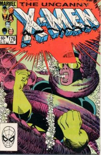 Uncanny X-Men 176 - Cyclops - Octopus - Tentacles - Water - Underwater - John Romita