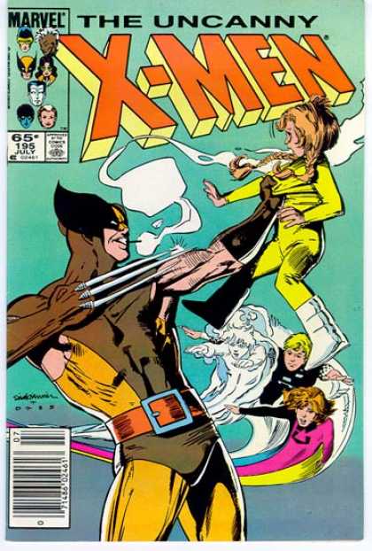 Uncanny X-Men 195 - Wolverine - Girl - Child - Marvel Comics - Cyclops - Bill Sienkiewicz
