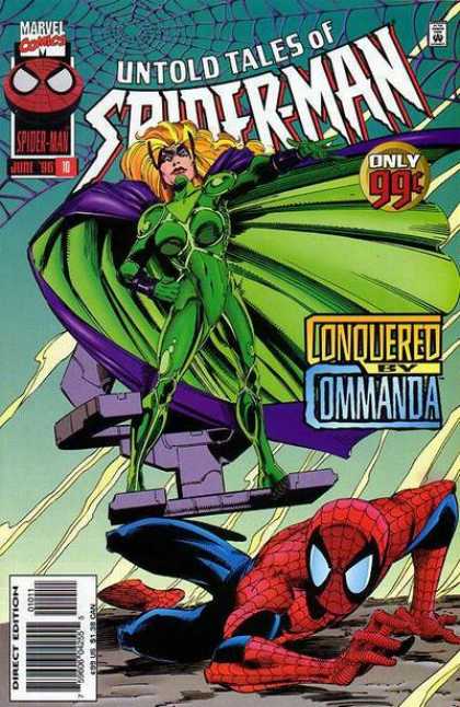 Untold Tales of Spider-Man 10 - Spider-man - Superheroe - Mutant - Fighting - Green Costume