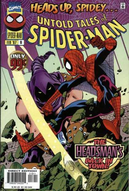 Untold Tales of Spider-Man 18 - Spider-man - Hadsman - Purple Robe - Marvel - Heads Up Spidey - Al Williamson