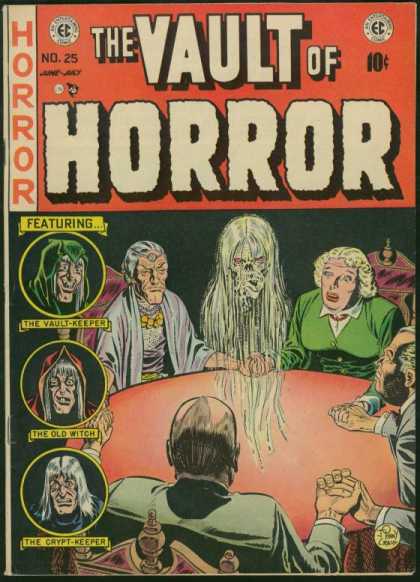 Vault of Horror 25 - Ec - The Vault Keeper - The Old Witch - The Crypt-keeper - June