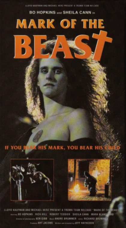 VHS Videos - Mark Of the Beast 1989