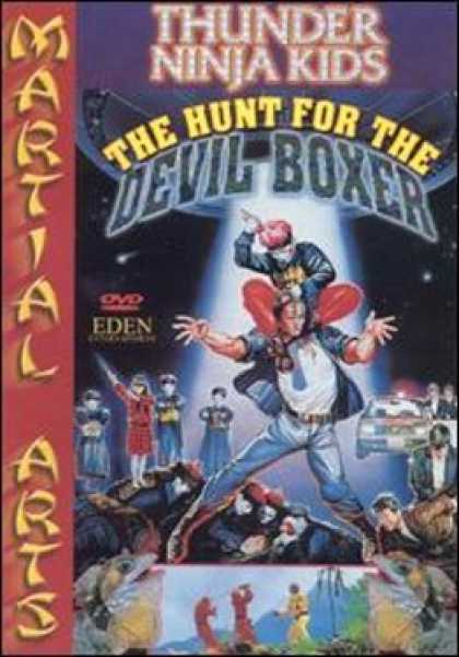 VHS Videos - Thunder Ninja Kids Hunt For the Devil Boxer Magnum Dvd Front