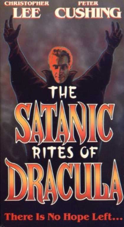VHS Videos - Satanic Rites Of Dracula United American