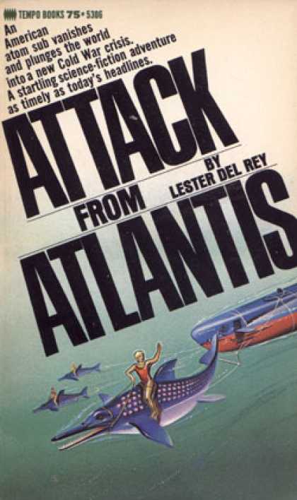 Vintage Books - Attack From Atlantis - Lester Del Rey