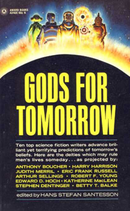 Vintage Books - Gods for Tomorrow - Hans Stefan, Editor Santesson